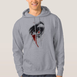Sudadera con capucha de boceto abstracto del ojo