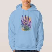 Sudadera con capucha de botánica acuarela de ramit