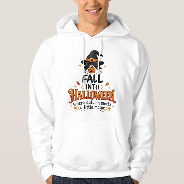 Sudadera con capucha de bruja para Halloween - Hom (Anverso)
