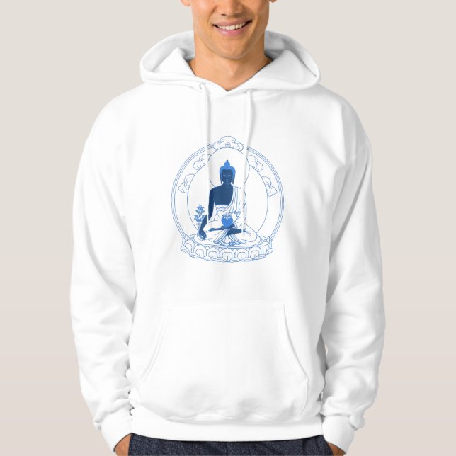 Sudadera con capucha de Buda de la medicina (Anverso)