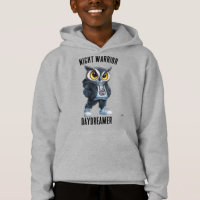Sudadera con capucha de búho Night Warrior, Daydre