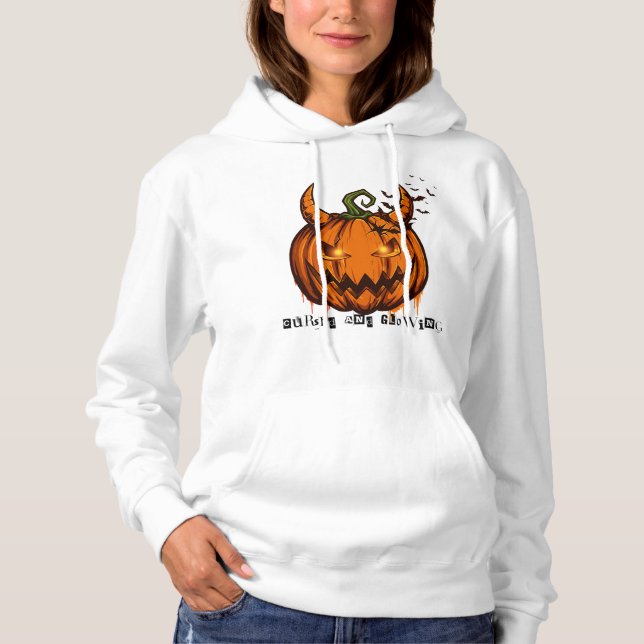 Sudadera con capucha de calabaza del diablo para H (Anverso)