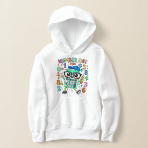 Sudadera con capucha de calculadora matemática lin