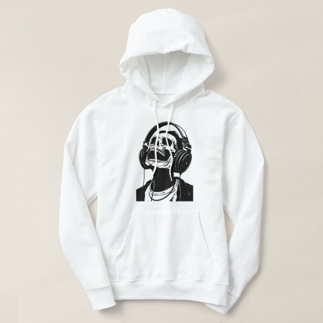 Sudadera con capucha de camiseta (Diseño del anverso)