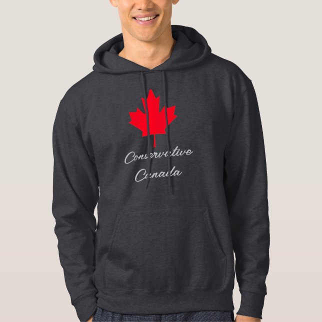 Sudadera con capucha de Canadá conservador (Anverso)