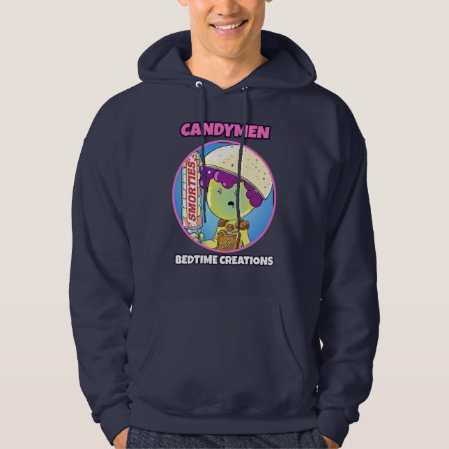 Sudadera con capucha de Candymen de Bedtime Creati (Anverso)