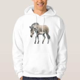 Sudadera con capucha de cebra