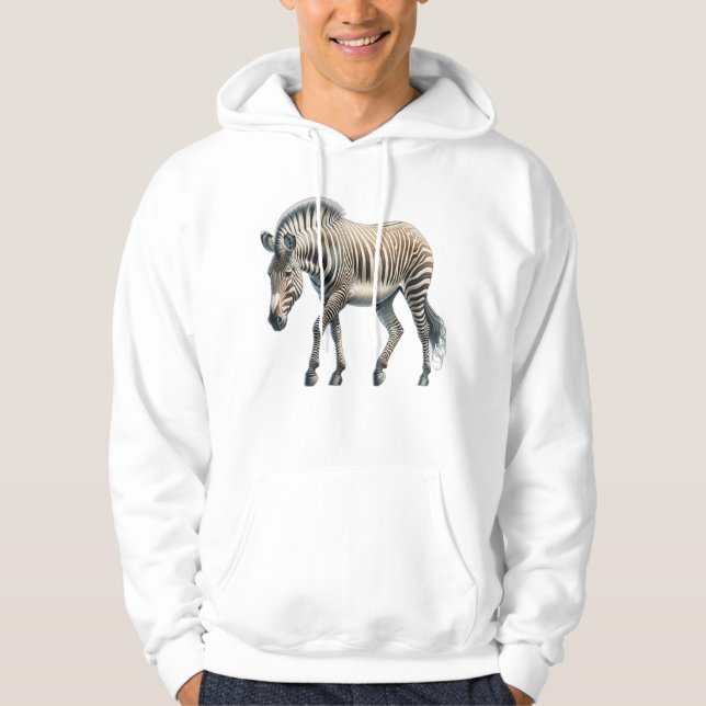 Sudadera con capucha de cebra (Anverso)