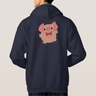 Sudadera con capucha de cerdo de dibujos animados