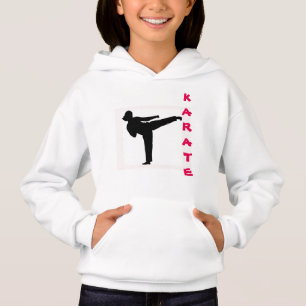 Sudadera con capucha de chica de karate