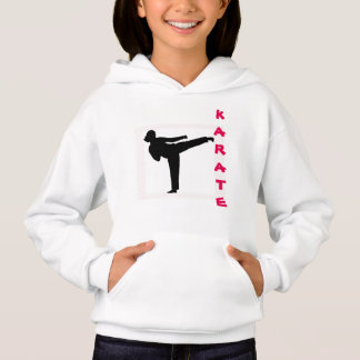 Sudadera con capucha de chica de karate