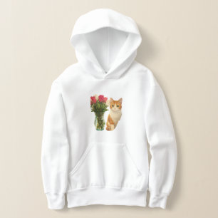 Sudadera con capucha de chicas gato anime Cute Kaw