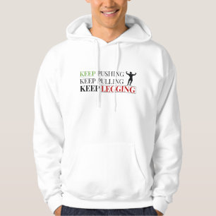Sudadera con capucha de cita de fitness – Diseño d