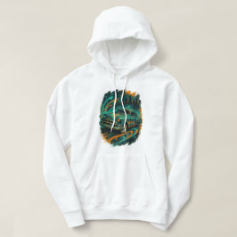 Sudadera con capucha de coche clásico de estilo ca