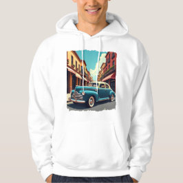 Sudadera con capucha de coche clásico de los 40