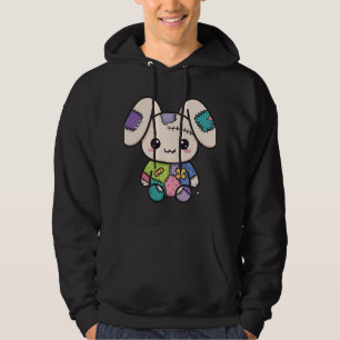 Sudadera con capucha de conejito zombie de Hallowe