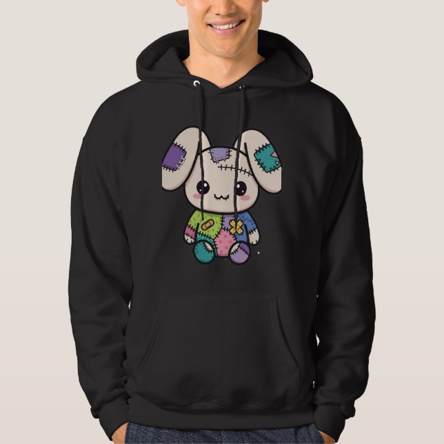 Sudadera con capucha de conejito zombie de Hallowe (Anverso)