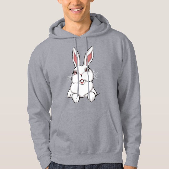 Sudadera con capucha de conejo de Pascua Sudadera  (Anverso)