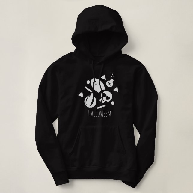 Sudadera con capucha de confeti dulce veneno de Ha (Diseño del anverso)