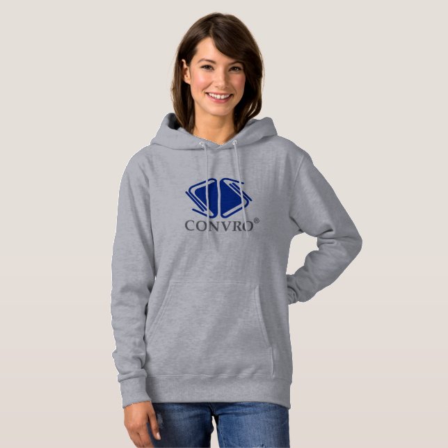 Sudadera con capucha de Convro de las mujeres (Anverso completo)