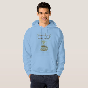 Sudadera con capucha de corazón cálido y mente tra
