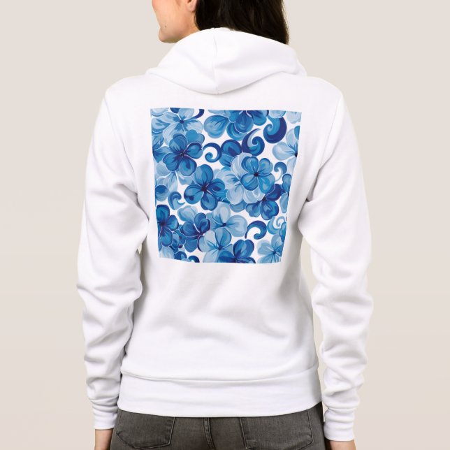 Sudadera con capucha de cremallera completa Bella+ (Reverso)