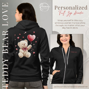 Sudadera con capucha de cremallera completa del os