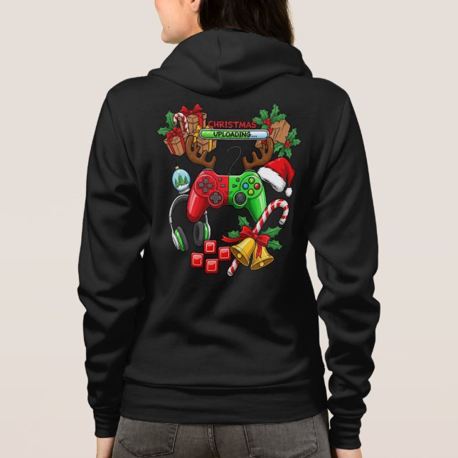 Sudadera con capucha de cremallera completa para a (Reverso)