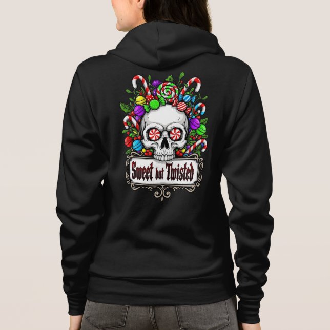 Sudadera con capucha de cremallera completa para a (Reverso)