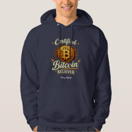 Sudadera con capucha de creyente certificado en Bi