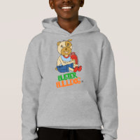 Sudadera con capucha de dibujos animados de perro