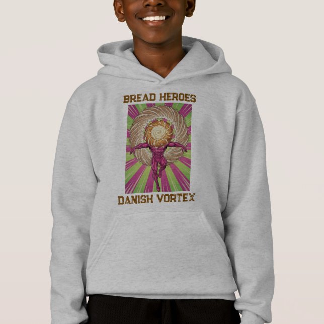 Sudadera con capucha de dibujos animados linda par (Anverso)