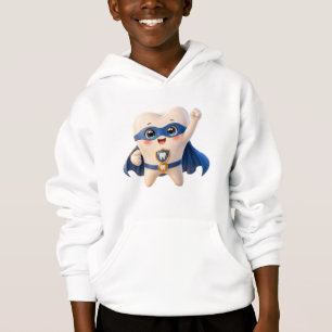 Sudadera con capucha de dientes de superhéroe lind