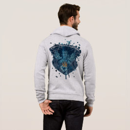 Sudadera con capucha de diseño de mancha de pintur