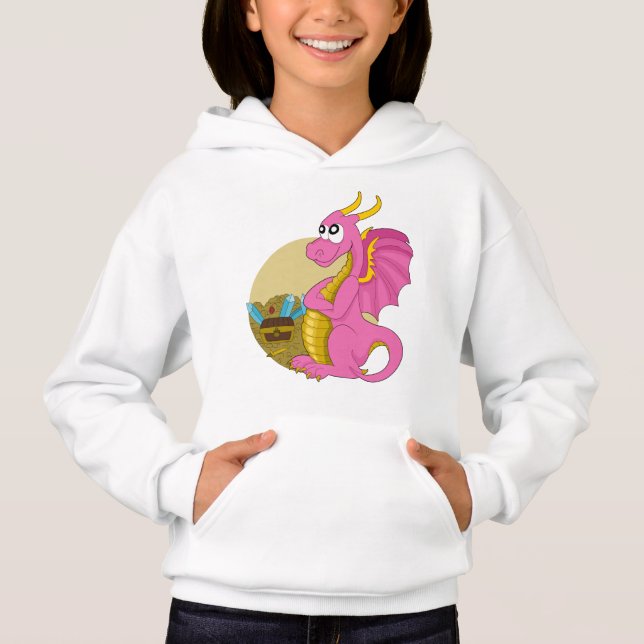 Sudadera con capucha de dragón de dibujos animados (Anverso)