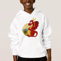 Sudadera con capucha de dragón de dibujos animados