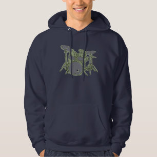 Sudadera con capucha de Drumset