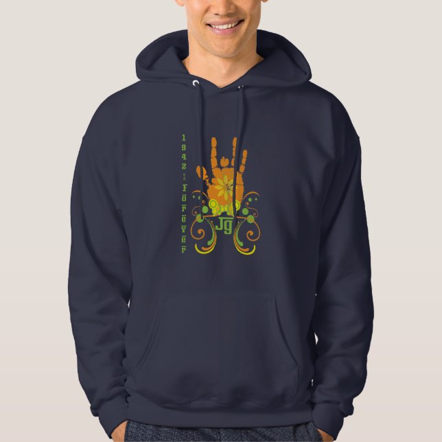 Sudadera con capucha de encargo de la mano (Anverso)