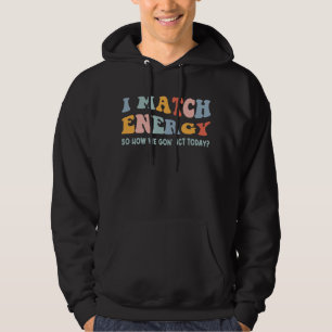 Sudadera con capucha de energía coincidente