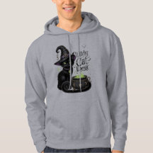 Sudadera con capucha de energía de gato brujo Unis