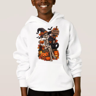 Sudadera con capucha de esqueleto de Halloween