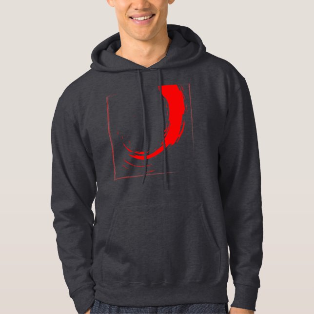 Sudadera con capucha de estilo callejero con remol (Anverso)