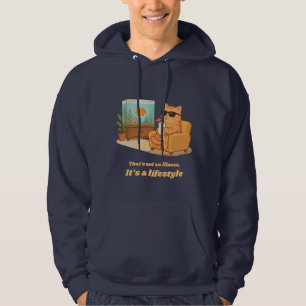 Sudadera con capucha de estilo de vida de gato div