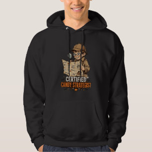 Sudadera con capucha de estratega de dulces certif