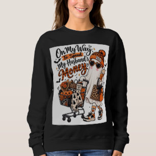 Sudadera con capucha de fantasma Boo de Halloween