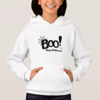 Sudadera con capucha de fantasma Boo de Halloween