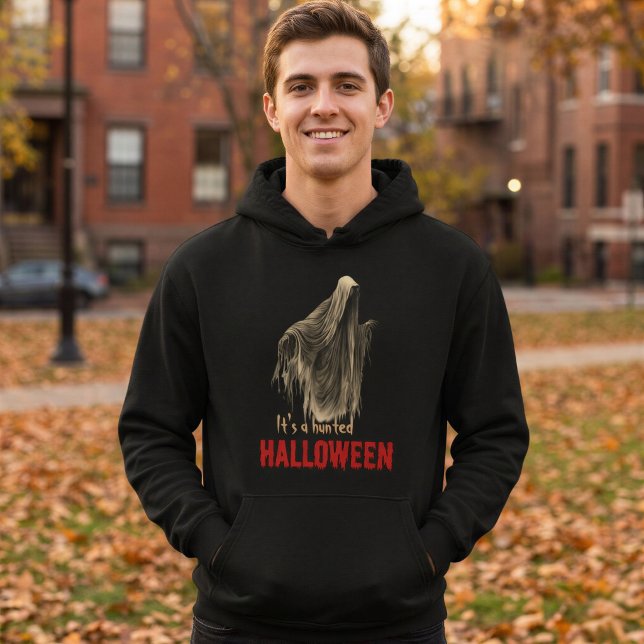 Sudadera con capucha de fantasma embrujado para ho (Subido por el creador)