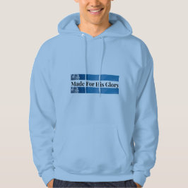 Sudadera con capucha de fe cristiana hecha para su