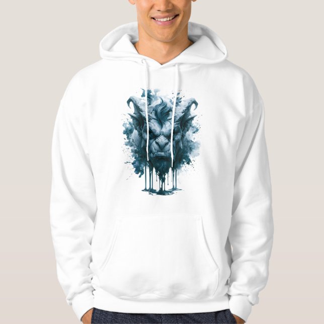 Sudadera con capucha de Gárgola de Fantasía Oscura (Anverso)