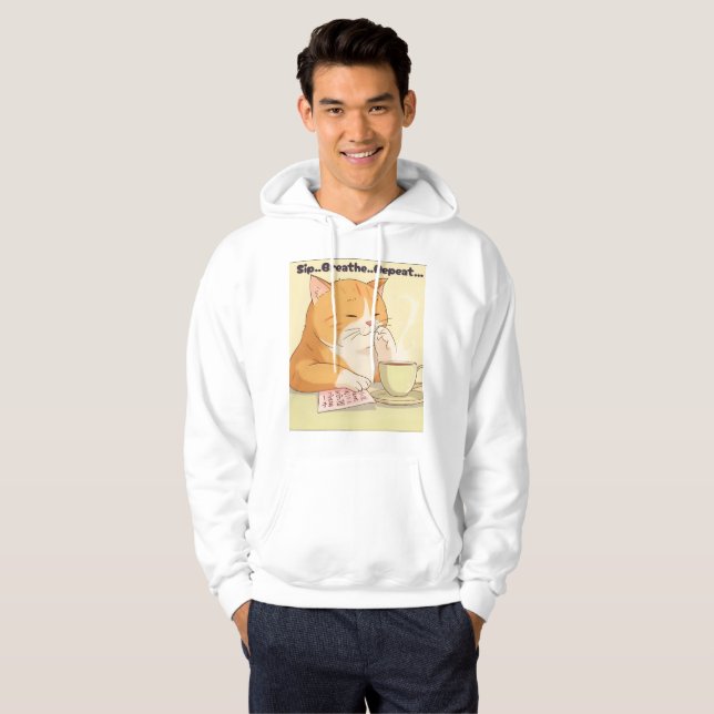 sudadera con capucha de gato kawaii (Anverso completo)